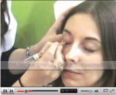 Video maquillage bio